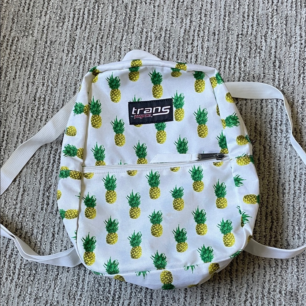 Pineapple Print Mini Backpack Trans By Jansport - image 1